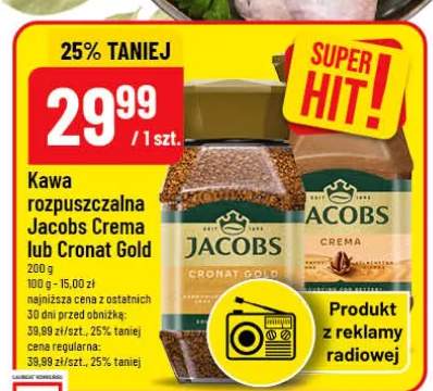 Kawa rozpuszczalna Jacobs Cronat Gold