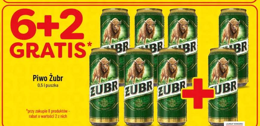 Piwo Żubr puszka