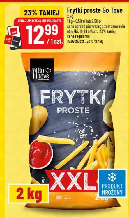 Frytki proste Go Tove XXL