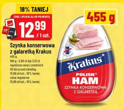 Szynka konserwowa z galaretką Krakus