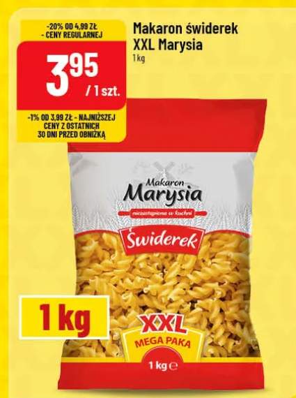 Makaron świderek XXL Marysia
