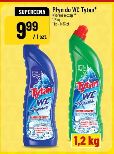 Płyn do WC Tytan WC Cleaner bakteriobójczy