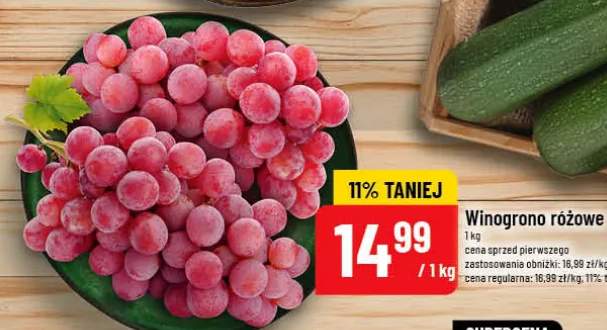 Winogrono różowe