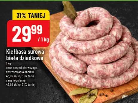 Kiełbasa surowa biała dziadkowa
