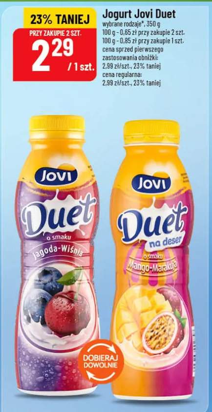 Jogurt Jovi Duet mango-marakuja