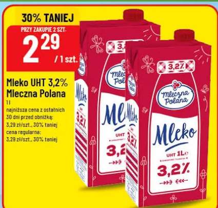 Mleko UHT 3,2% Mleczna Polana