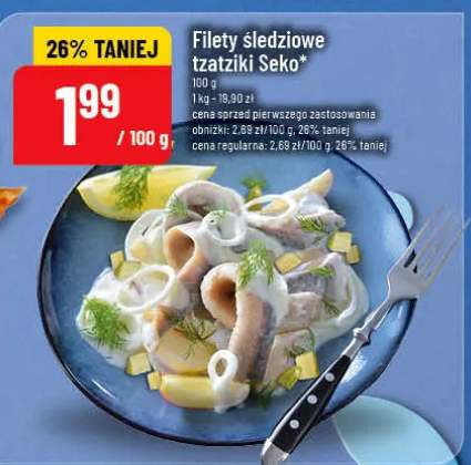Filety śledziowe tzatziki Seko