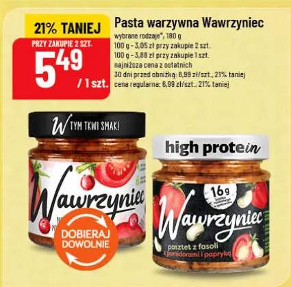 Pasta warzywna Wawrzyniec