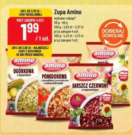 Zupa Amino barszcz czerwony z majerankiem
