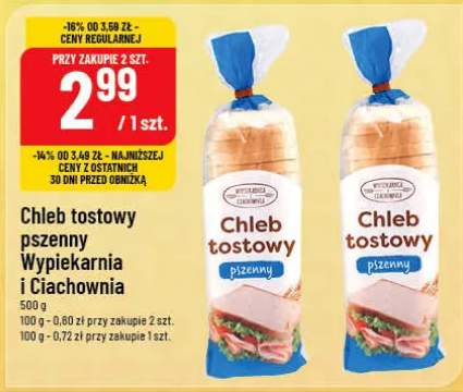 Chleb tostowy pszenny Wypiekarnia i Ciachownia