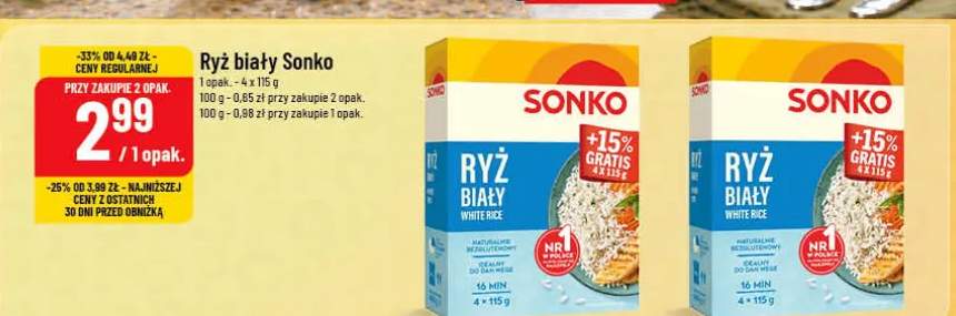 Ryż biały Sonko