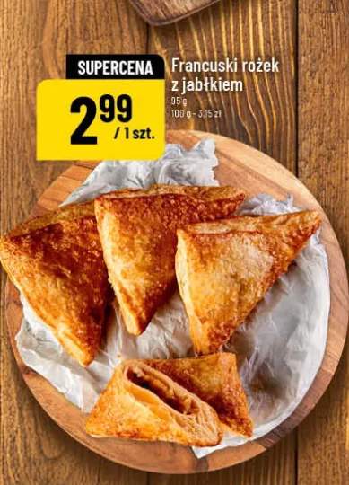 Francuski rożek z jabłkiem