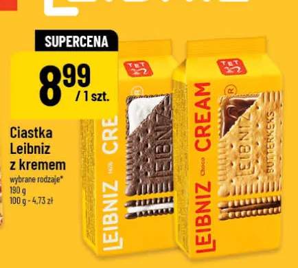 Ciastka Leibniz z kremem