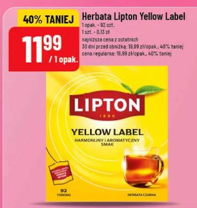 Herbata Lipton Yellow Label