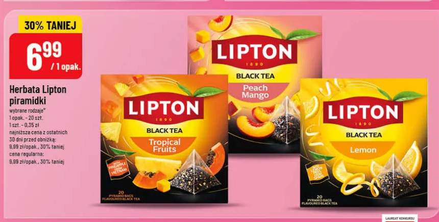 Herbata Lipton piramidki Tropical Fruits