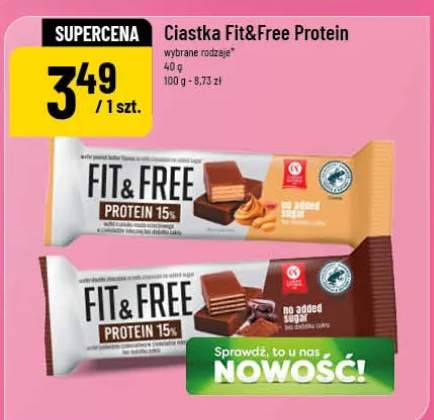 Ciastka Fit&Free Protein