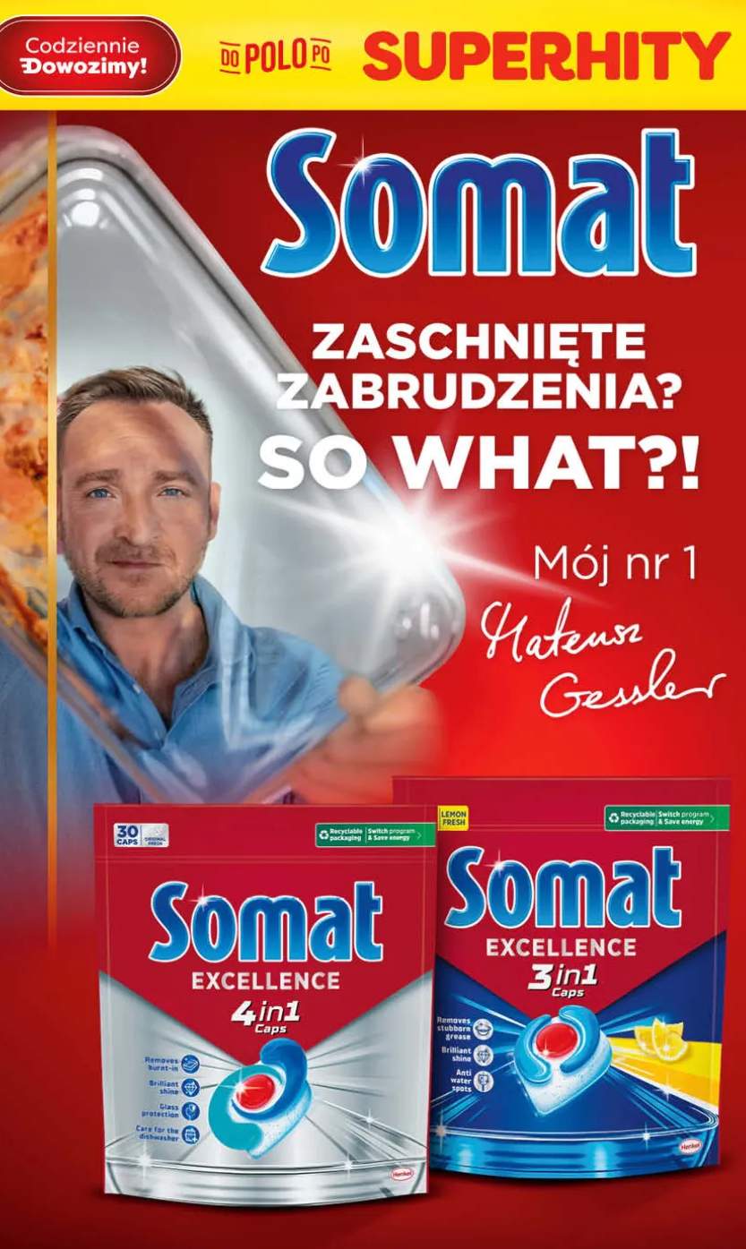 Kapsułki do zmywarki Somat Excellence 4in1