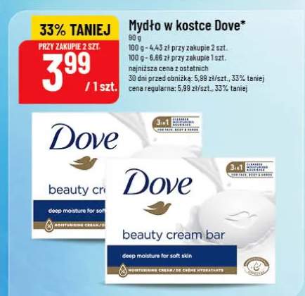 Mydło w kostce Dove beauty cream bar