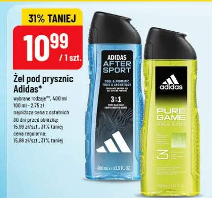 Żel pod prysznic Adidas Pure Game