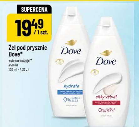 Żel pod prysznic Dove hydrate