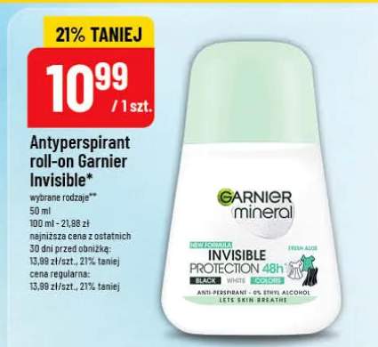 Antyperspirant roll-on Garnier Invisible