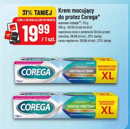 Krem mocujący do protez Corega neutralny smak