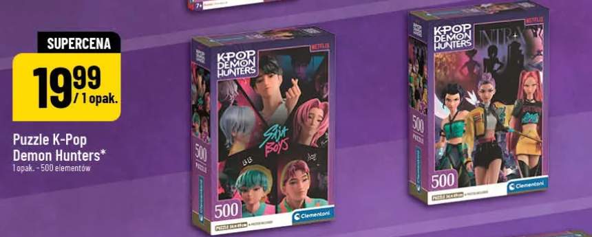 Puzzle K-Pop Demon Hunters Clementoni 500 elementów