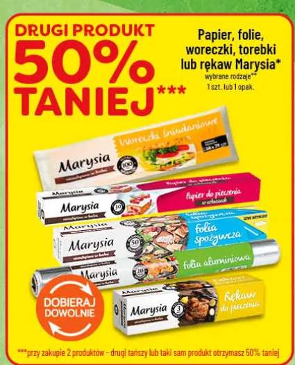 Papier folie woreczki torebki lub rękaw Marysia