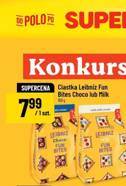 Ciastka Leibniz Fun Bites Milk