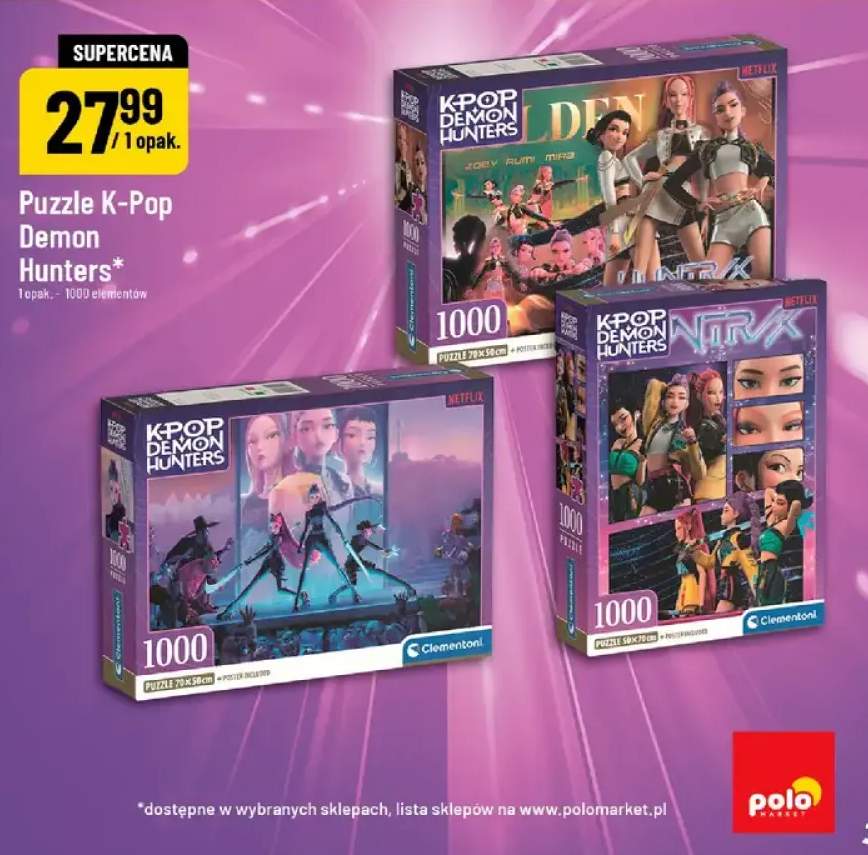 Puzzle K-Pop Demon Hunters Clementoni 1000 elementów