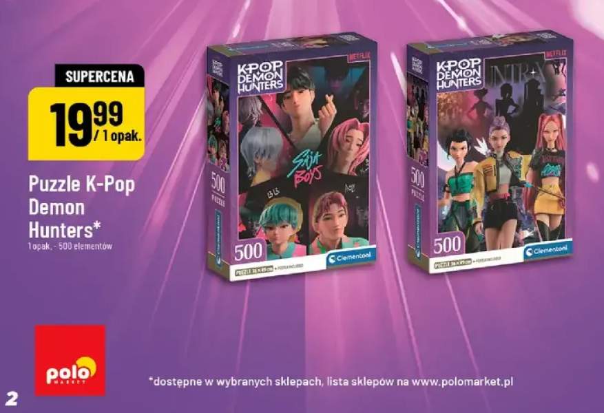 Puzzle K-Pop Demon Hunters Clementoni 500 elementów
