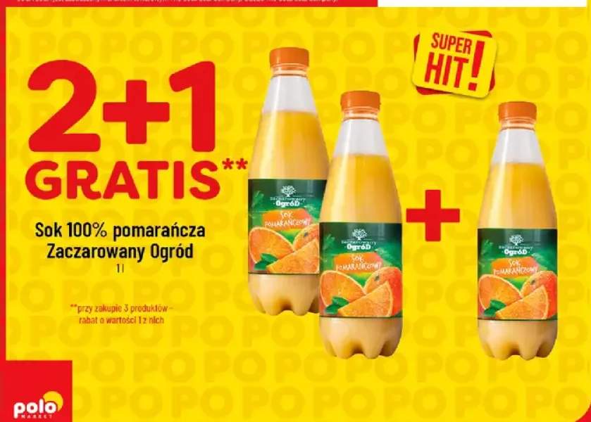 Sok 100% pomarańcza Zaczarowany Ogród