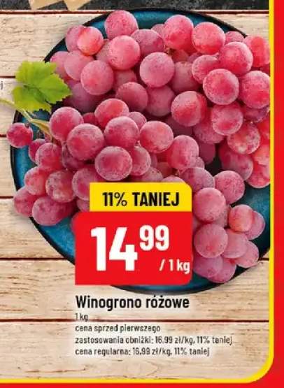 Winogrono różowe