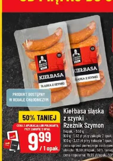 Kiełbasa śląska z szynki Rzeźnik Szymon