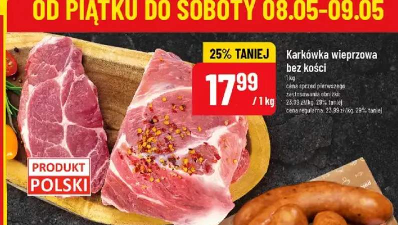 Karkówka wieprzowa bez kości