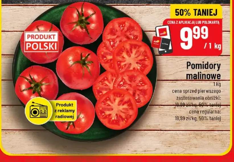 Pomidory malinowe polskie