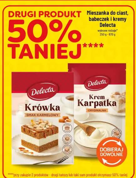 Mieszanka do ciast Delecta Krówka smak karmelowy