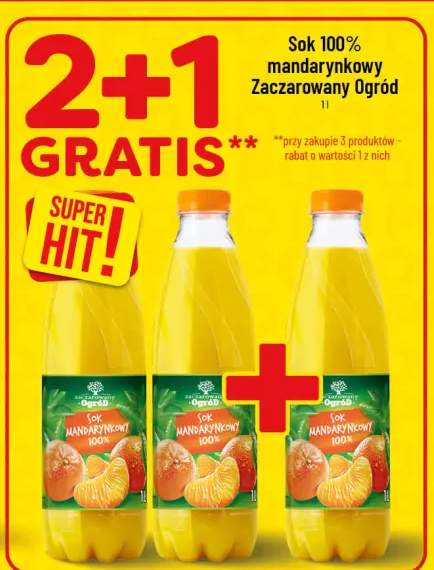 Sok 100% mandarynkowy Zaczarowany Ogród