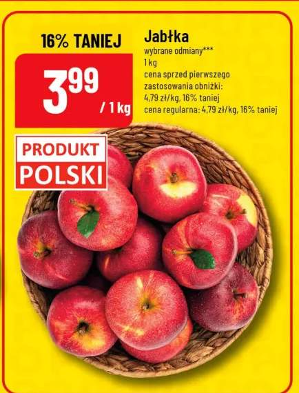 Jabłka wybrane odmiany