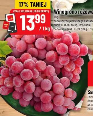Winogrono różowe