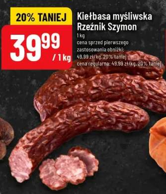 Kiełbasa myśliwska Rzeźnik Szymon