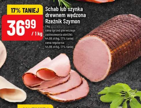 Szynka drewnem wędzona Rzeźnik Szymon
