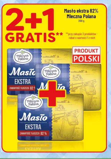 Masło ekstra 82% Mleczna Polana