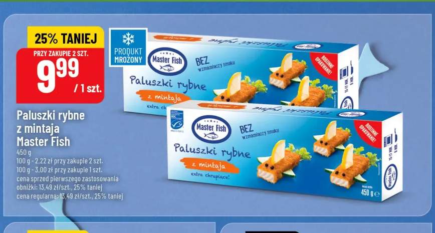Paluszki rybne z mintaja Master Fish
