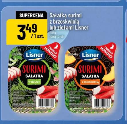 Sałatka surimi z ziołami Lisner