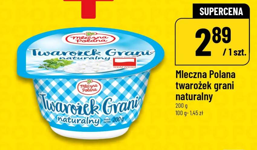 Twarożek grani naturalny Mleczna Polana