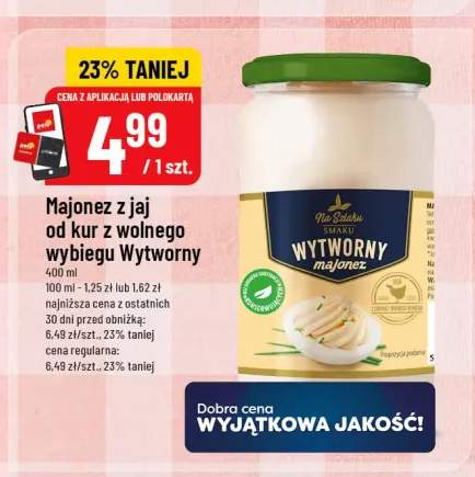 Majonez z jaj od kur z wolnego wybiegu Wytworny Na Szlaku Smaku