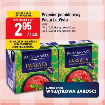 Przecier pomidorowy Passata Pasta La Vista