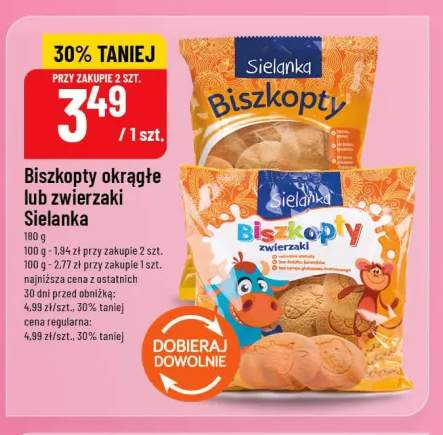 Biszkopty okrągłe Sielanka