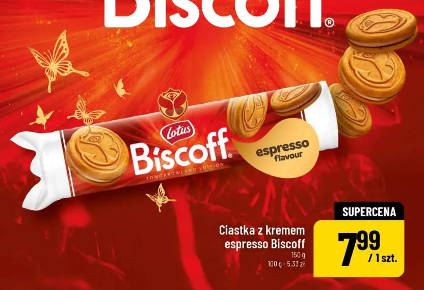 Ciastka z kremem espresso Lotus Biscoff